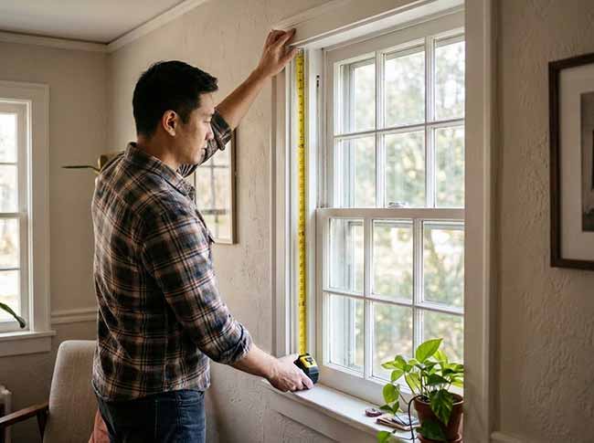 Đo chiều cao lọt lòng cửa