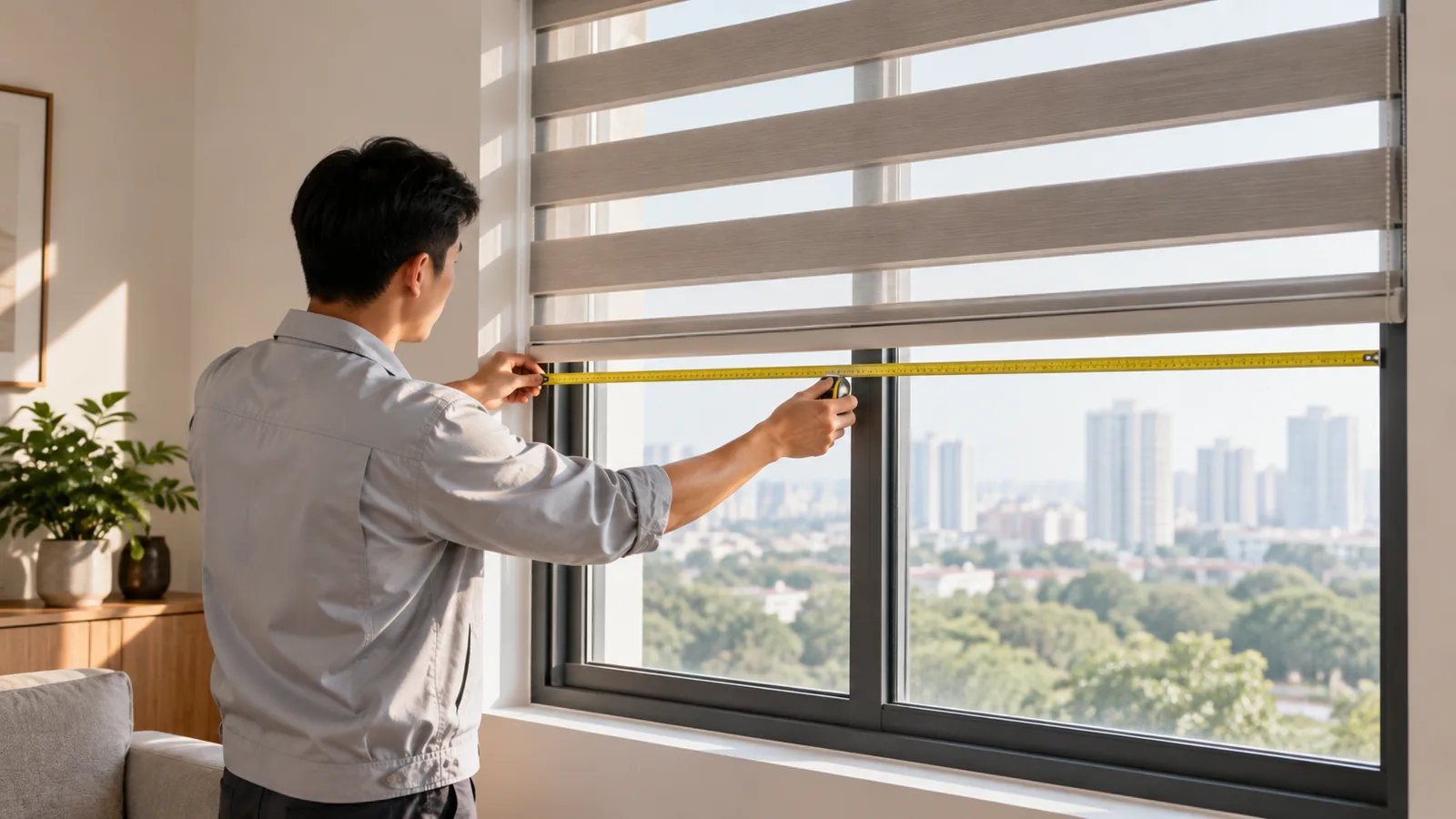Khảo sát kích thước cửa và nhận báo giá rèm cầu vồng chính xác – rèm cầu vồng giá bao nhiêu 1m2
