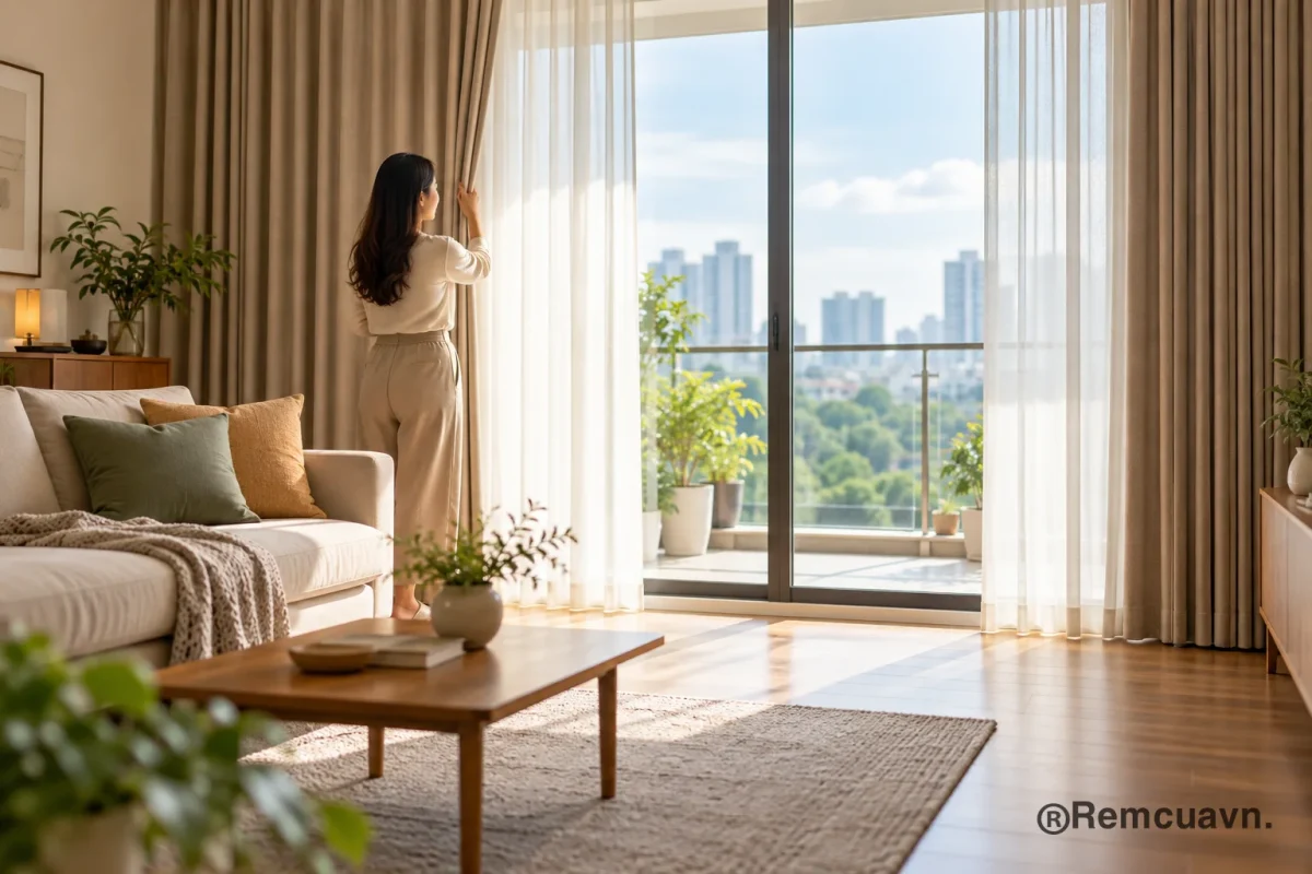 Cách chọn rèm cửa giá rẻ bền đẹp cho căn hộ gia đình