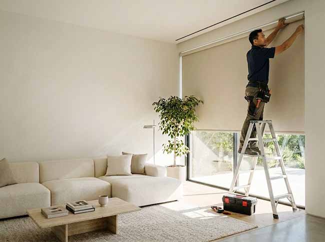 Rèm cuốn chống nắng cản nhiệt hiện đại