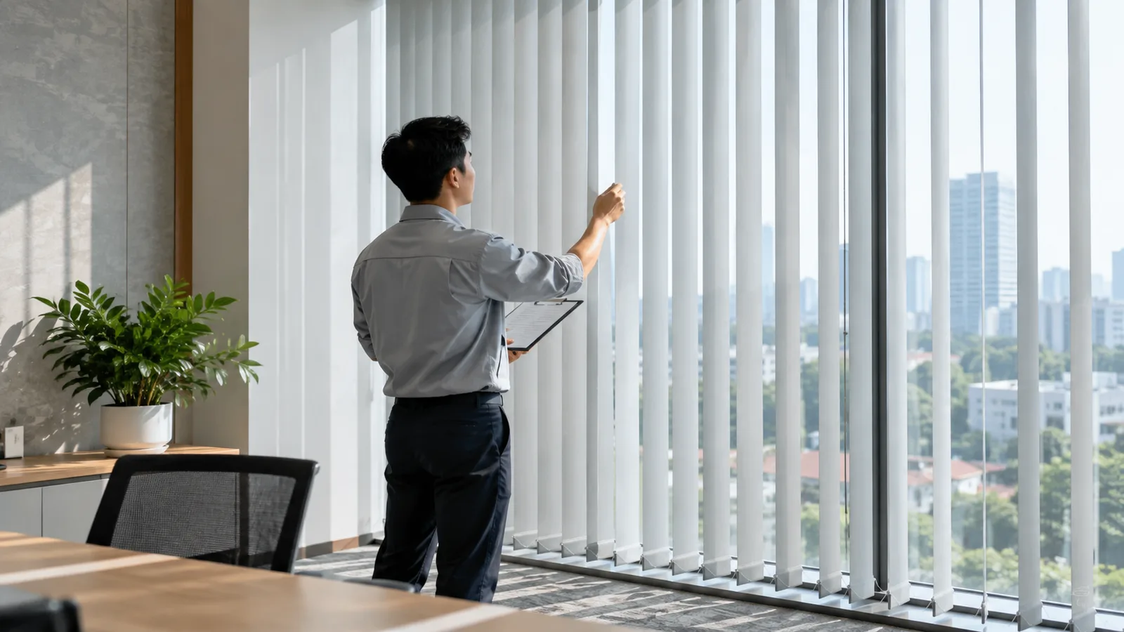Liên hệ Remcuavn để nhận tư vấn và khảo sát rèm lá dọc văn phòng