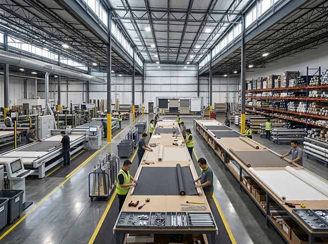 Xưởng gia công rèm cuốn tại Remcuavn